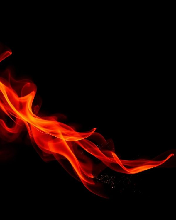 Desert Flame — abstract demo artwork